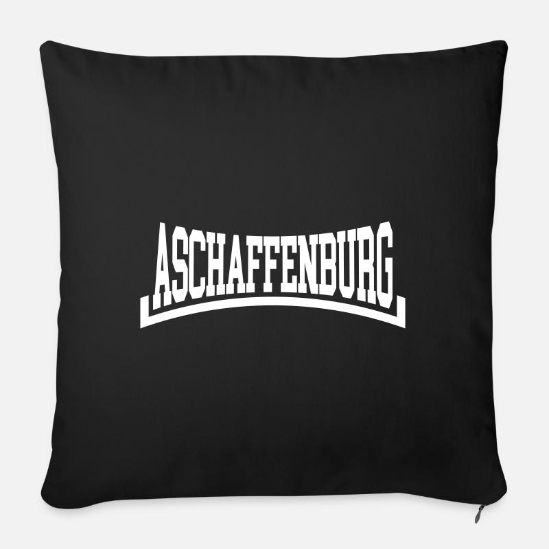 Aschaffenburg - Sofakissen mit Füllung 45 x 45 cm - Schwarz