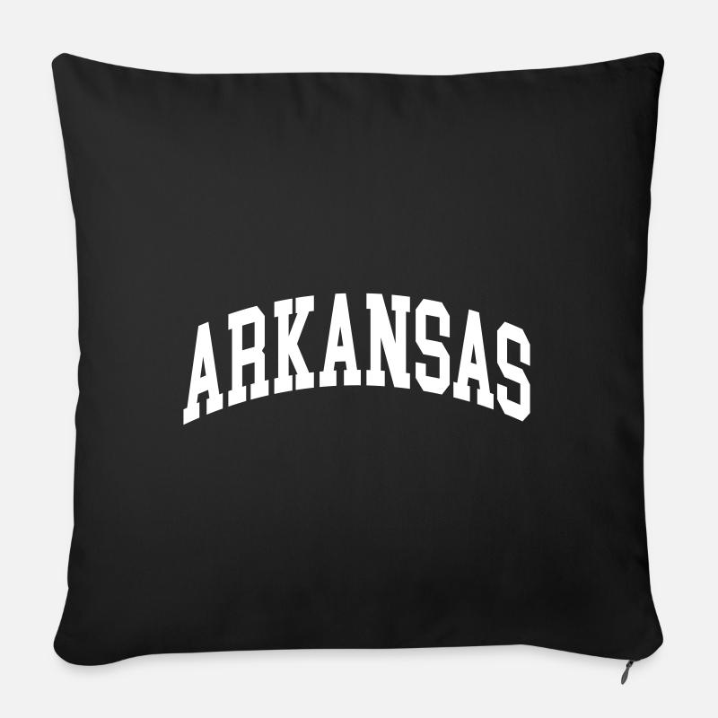 Arkansas - Sofakissen mit Füllung 45 x 45 cm - Schwarz