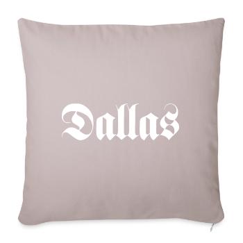 Dallas - Sofa pillow with filling 45cm x 45cm - light taupe - Front