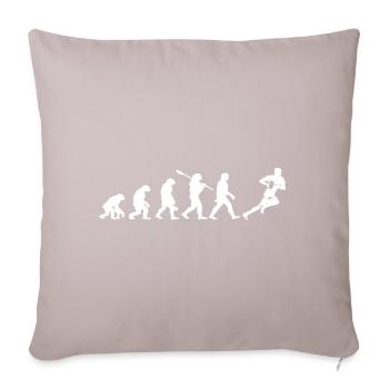 RUGBY - Rugby Sport - Rugby Humor - Sofakissen mit Füllung 45 x 45 cm - helles Taupe - Vorne