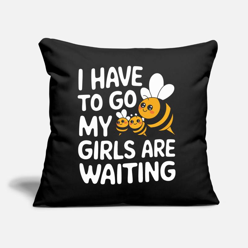 honey bee beekeeper bees bee Sofa pillow with filling 45cm x 45cm
