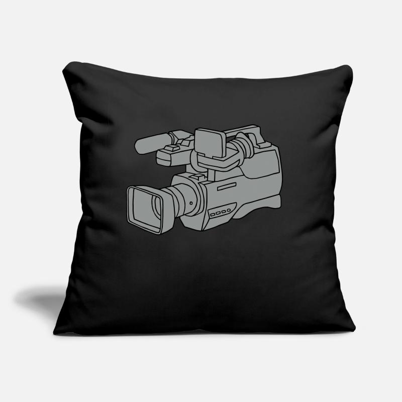 Caméra vidéo 2 Coussin et housse de 45 x 45 cm