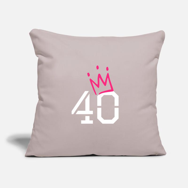 40 Coussin et housse de 45 x 45 cm