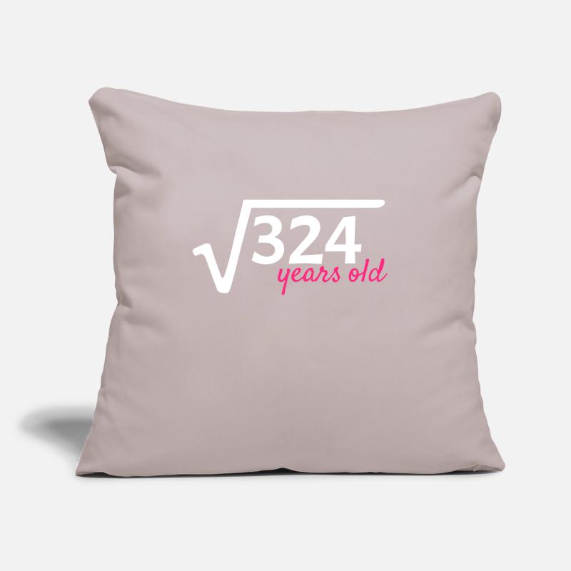 18 year old root math Sofa pillow with filling 45cm x 45cm