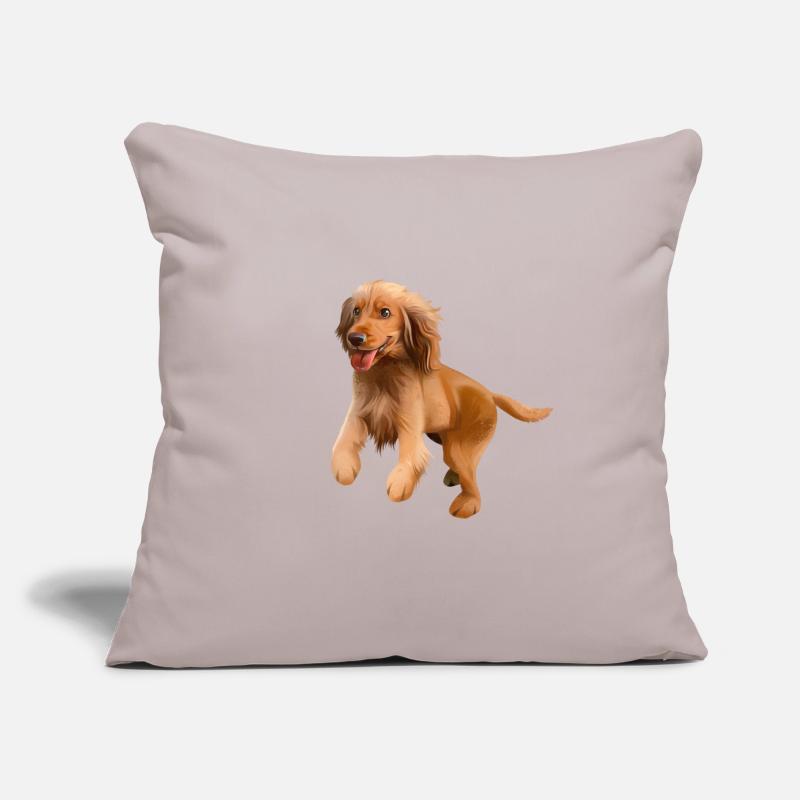 Cocker Spaniel Sofakissen mit Füllung 45 x 45 cm