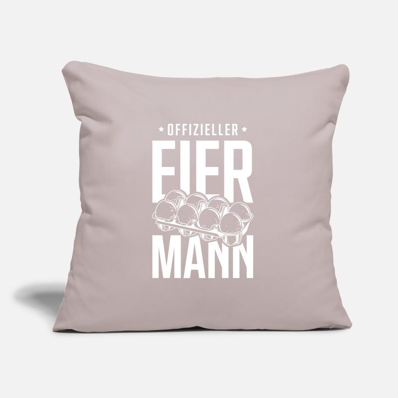 Offizieller Eiermann Eier Sofakissen mit Füllung 45 x 45 cm
