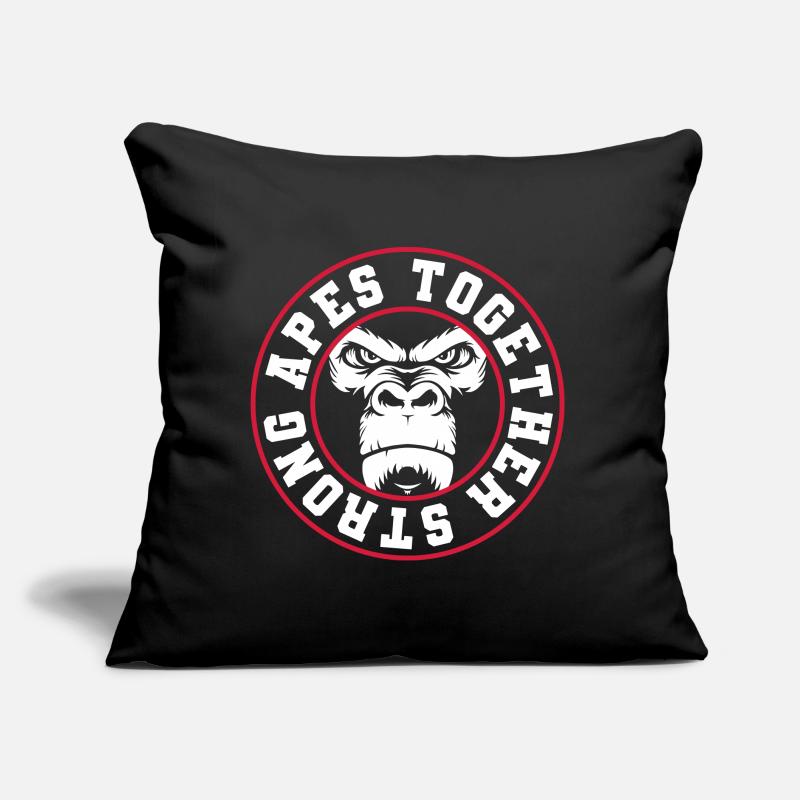 LES SINGES SONT FORTS ENSEMBLE Sofa pillow with filling 45cm x 45cm