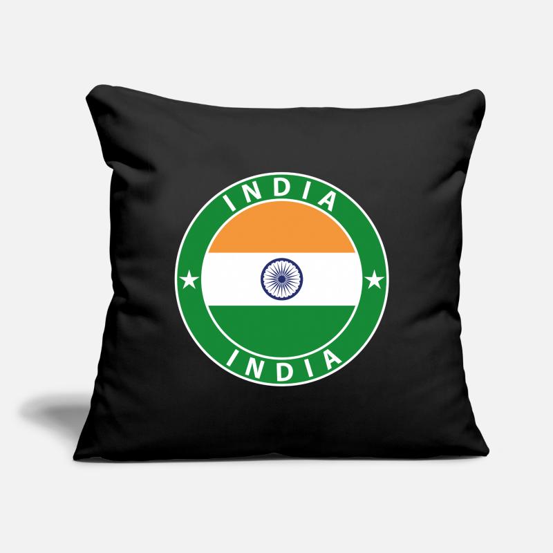 Inde Coussin et housse de 45 x 45 cm