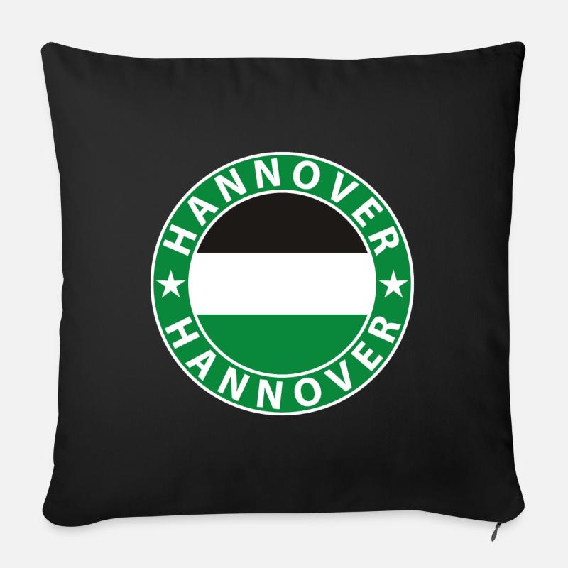 Hannover - Sofakissen mit Füllung 45 x 45 cm - Schwarz