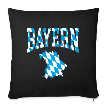 Bayern - Sofakissen mit Füllung 45 x 45 cm - Schwarz - Vorne
