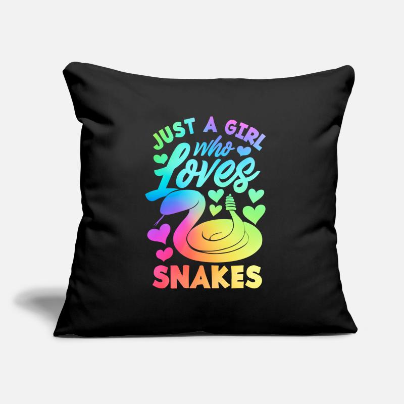 Serpent Serpent Serpent Coussin et housse de 45 x 45 cm