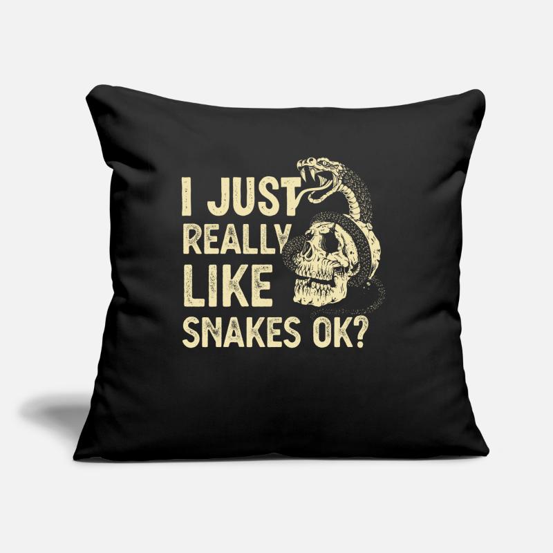 Serpent Serpent Serpent Coussin et housse de 45 x 45 cm