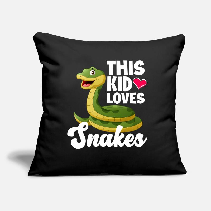 Serpent Serpent Serpent Coussin et housse de 45 x 45 cm