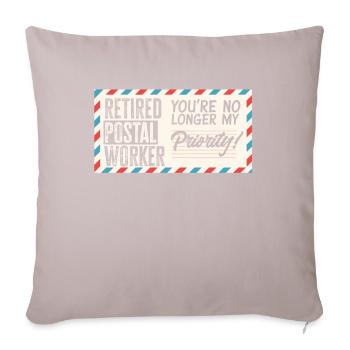 Funny Letter Deliverer Post Post Gifts - Sofa pillow with filling 45cm x 45cm - light taupe - Front