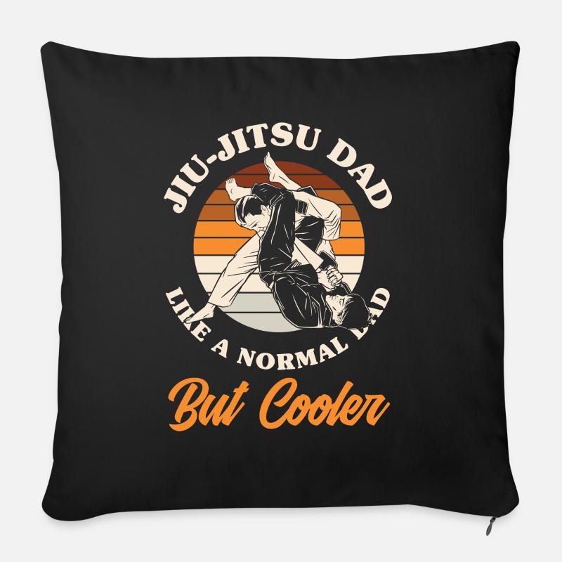 Jiu Jitsu Jiu Jitsu Jiu Jitsu - Sofa pillow with filling 45cm x 45cm - black