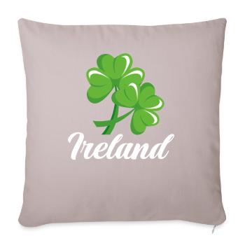 Irish Ireland St.Patrick's Day Gift - Sofa pillow with filling 45cm x 45cm - light taupe - Front