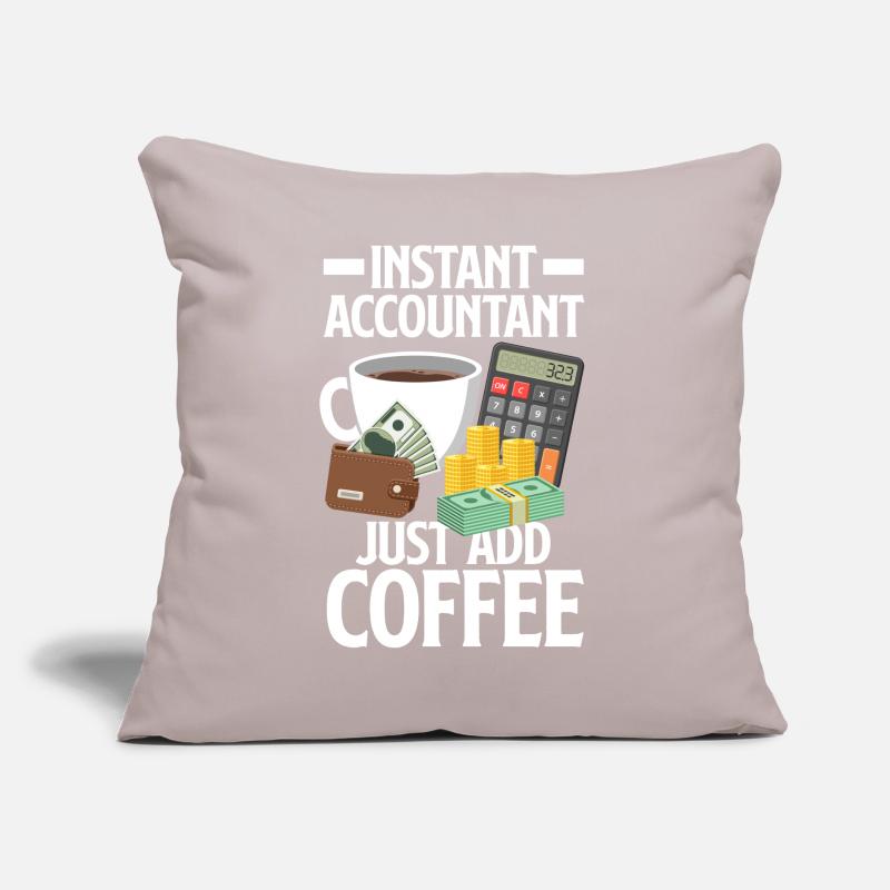 Drôle de comptable Cadeau de comptable Coussin et housse de 45 x 45 cm
