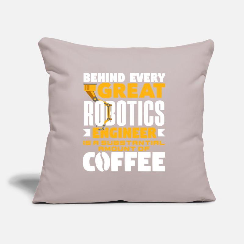 Robotics Robot Programmer Sofa pillow with filling 45cm x 45cm