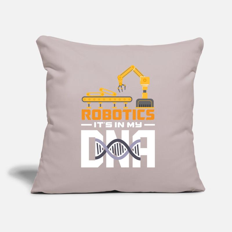 Robotics Robot Programmer Sofa pillow with filling 45cm x 45cm