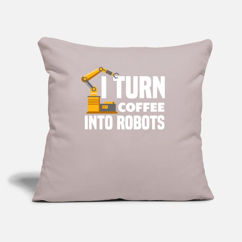 Robotics Robot Programmer Sofa pillow with filling 45cm x 45cm