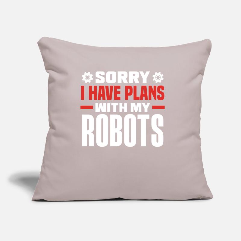 Robotics Robot Programmer Sofa pillow with filling 45cm x 45cm