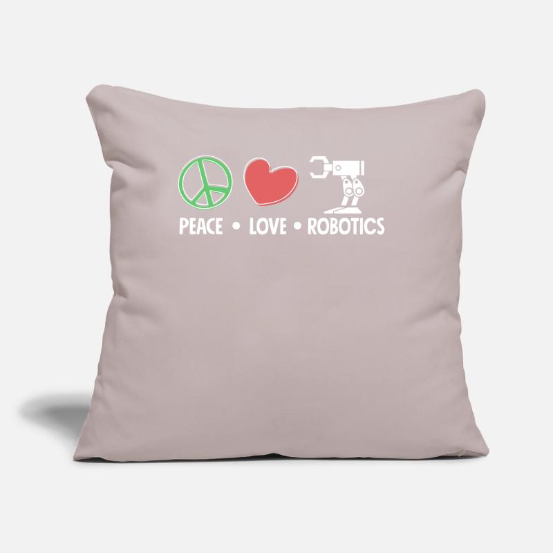 Programmeur de robots robotiques Coussin et housse de 45 x 45 cm