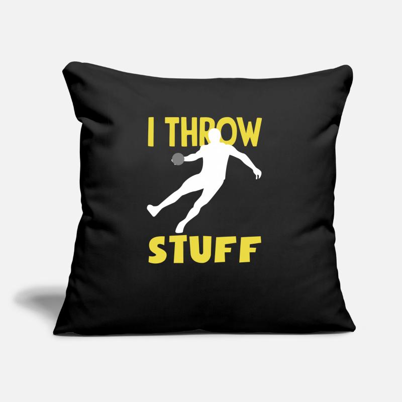Discus Discus Throw Athlete Athlete Gift Sofa pillow with filling 45cm x 45cm