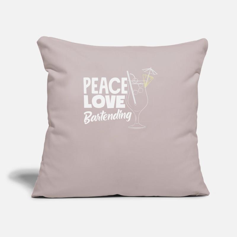 Funny Bartender Saying Bartender Gift Sofa pillow with filling 45cm x 45cm