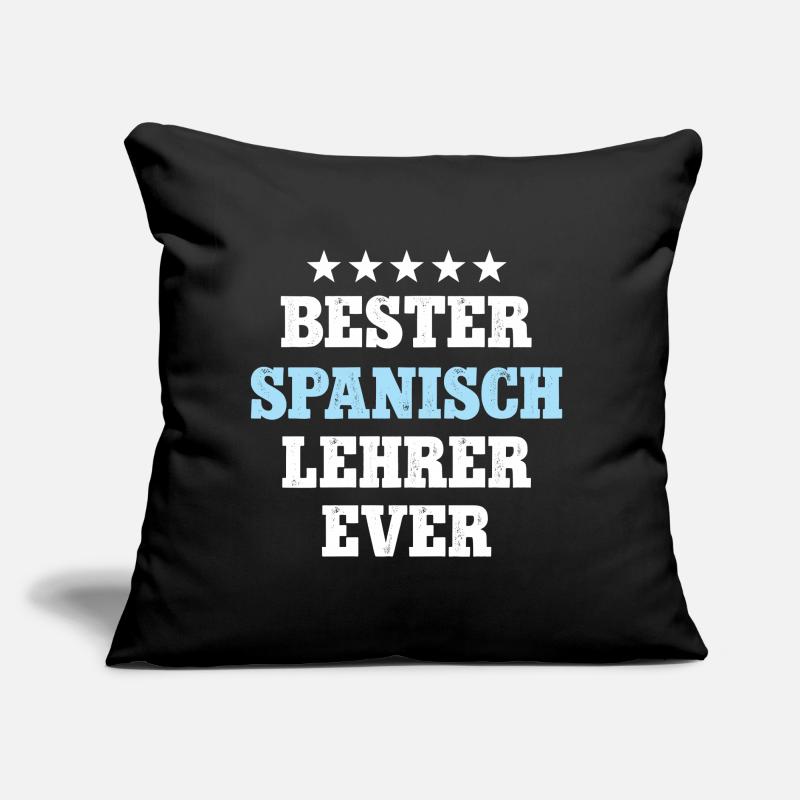 Spanisch Lehrer Geburtstag Maestro de Espanol Sofakissen mit Füllung 45 x 45 cm