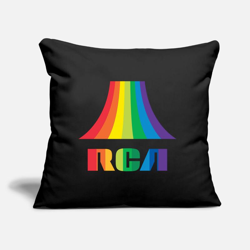 RCA Logo Multicolore Coussin et housse de 45 x 45 cm