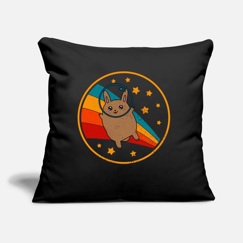 Lapin géant flamand dans l’espace Coussin et housse de 45 x 45 cm