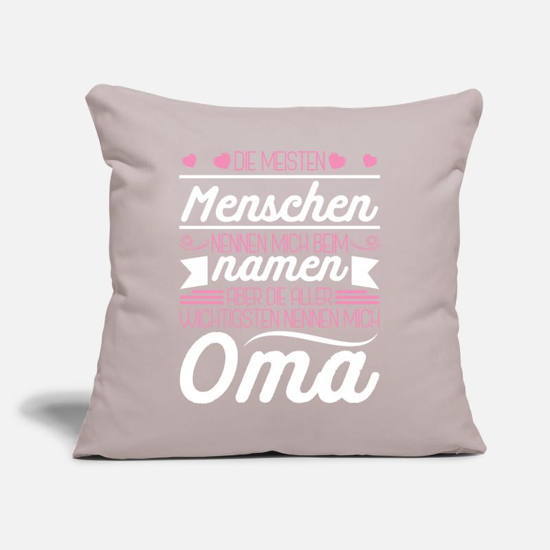 Oma Großmutter Spruch Muttertag Geschenk Beste Oma Sofakissen mit Füllung 45 x 45 cm