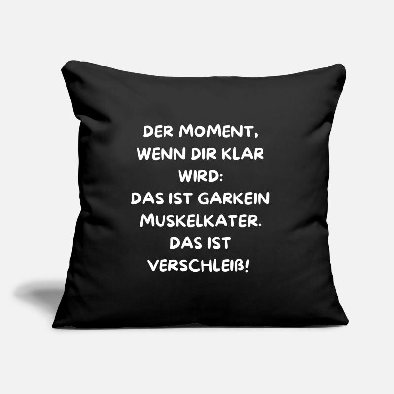 DER MOMENT WENN DIR KLAR WIRD, DASS DU ALT WIRST! Sofakissen mit Füllung 45 x 45 cm