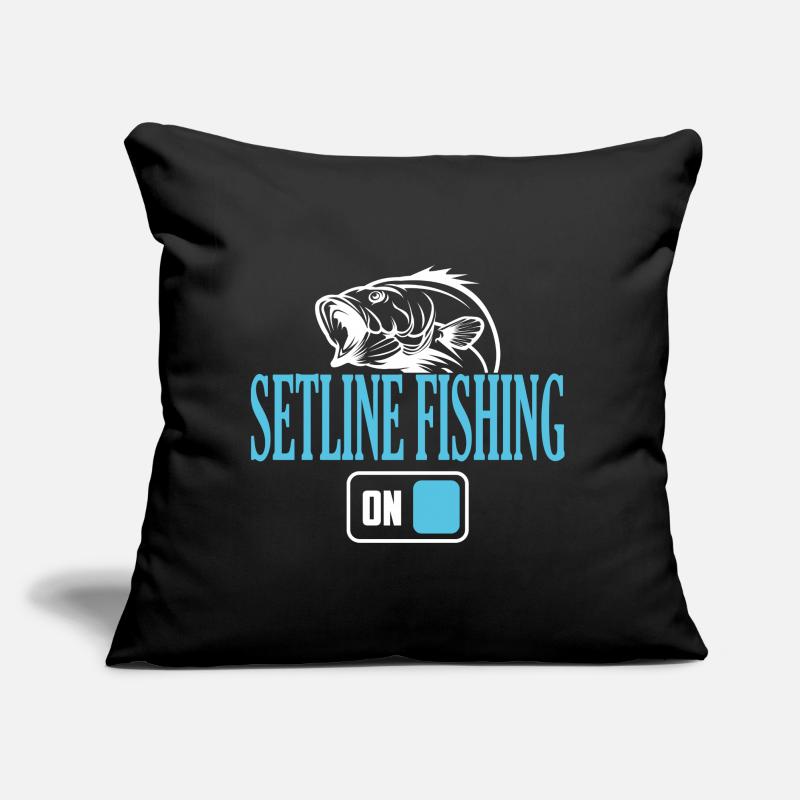 Fisherman Setline Angelmodus Ein Sofakissen mit Füllung 45 x 45 cm