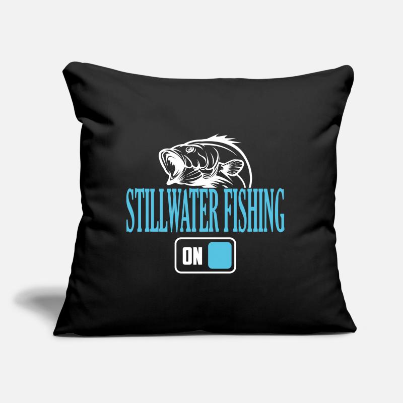 Fisherman Stillwater Angelmodus Ein Sofakissen mit Füllung 45 x 45 cm
