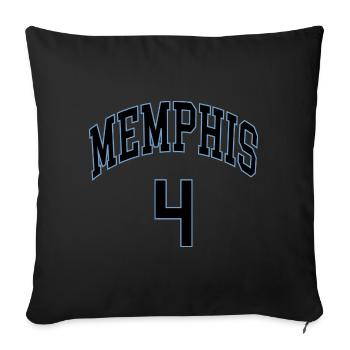 Memphis 4 - Sofa pillow with filling 45cm x 45cm - black - Front