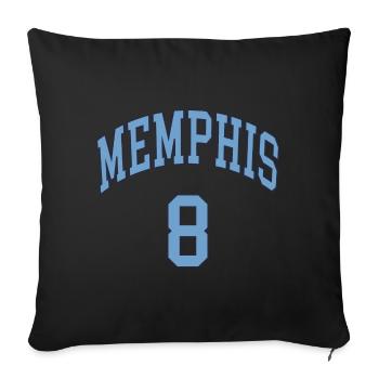 Memphis 8 - Sofa pillow with filling 45cm x 45cm - black - Front