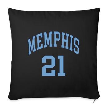 Memphis 21 - Sofa pillow with filling 45cm x 45cm - black - Front