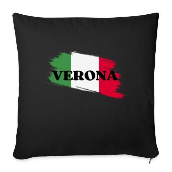 Vérone Italie Italie Italie - Coussin et housse de 45 x 45 cm - noir - Devant