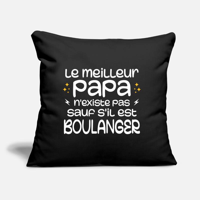 The best dad doesn't exist unless he's a baker Sofa pillow with filling 45cm x 45cm