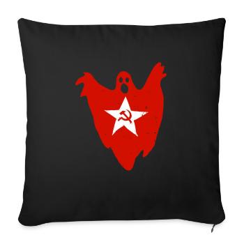 Specter of Communism Geis Red Star - Sofa pillow with filling 45cm x 45cm - black - Front