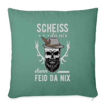 Bayer Boarisch saying Bavaria Bavarian - Sofa pillow with filling 45cm x 45cm - cypress green - Front