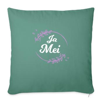 Yes Mei Bavaria Bavarian Bavarian - Sofa pillow with filling 45cm x 45cm - cypress green - Front