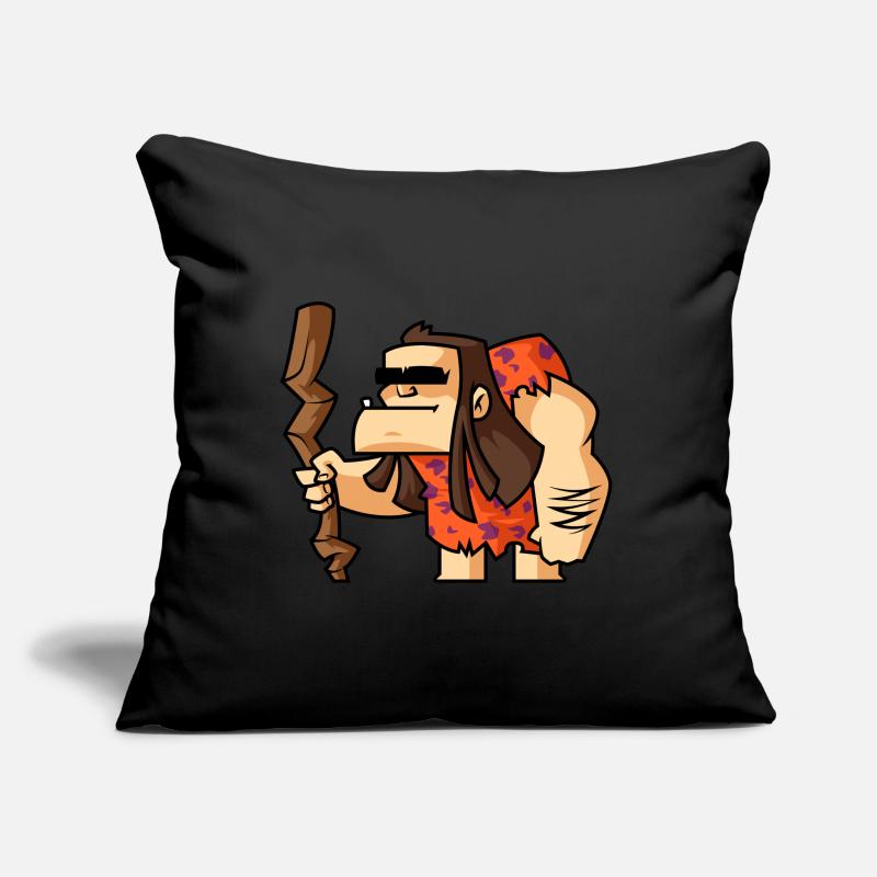 Funny Comic Neanderthals Sofa pillow with filling 45cm x 45cm