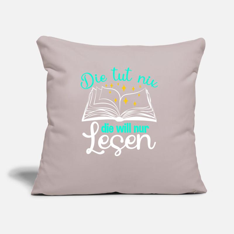 Reader only wants to read Sofa pillow with filling 45cm x 45cm