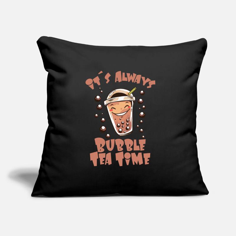 Its Always Bubble Tea Time Sofakissen mit Füllung 45 x 45 cm