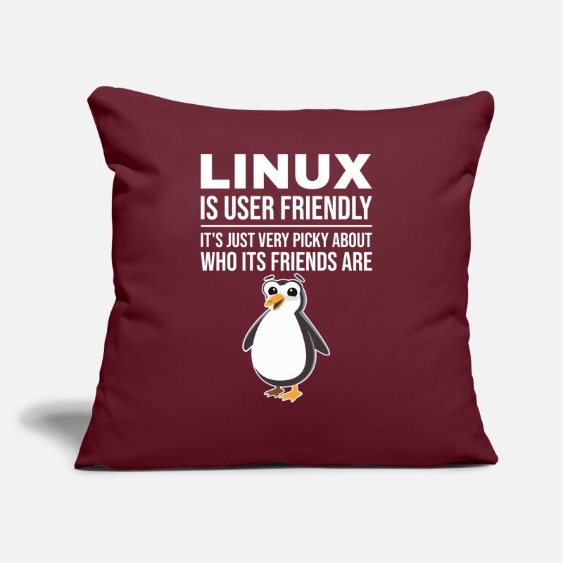 Linux Cloud Computing Engineer Sofakissen mit Füllung 45 x 45 cm