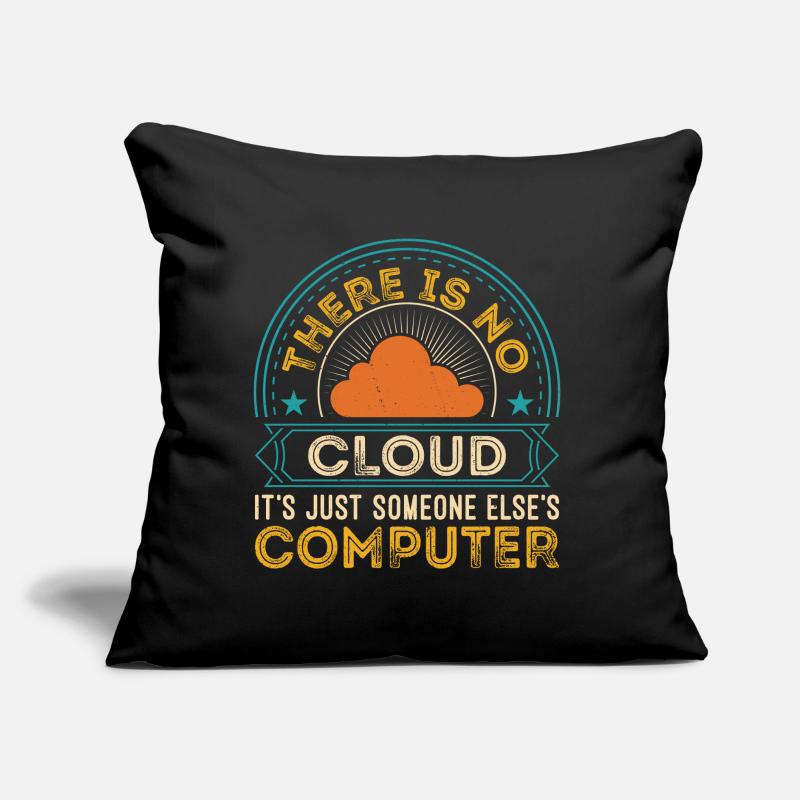 Cloud Computing Informatik Programmierung Dev Sofakissen mit Füllung 45 x 45 cm