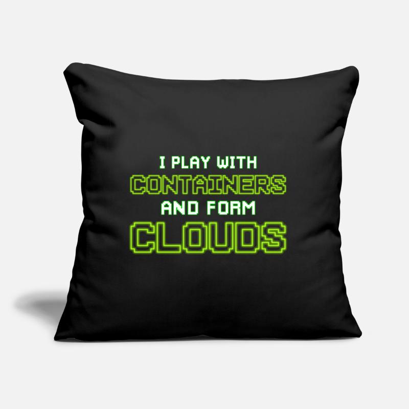 Cloud Computing Informatik Programmierung Dev Sofakissen mit Füllung 45 x 45 cm
