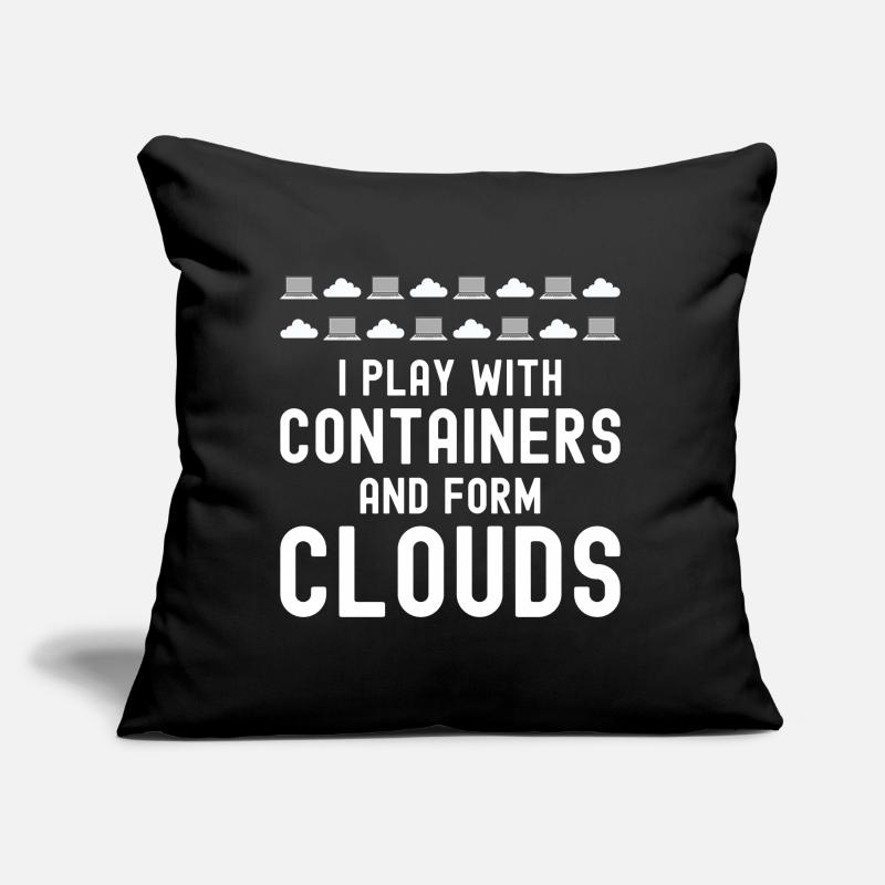 Cloud Computing Informatik Programmierung Dev Sofakissen mit Füllung 45 x 45 cm